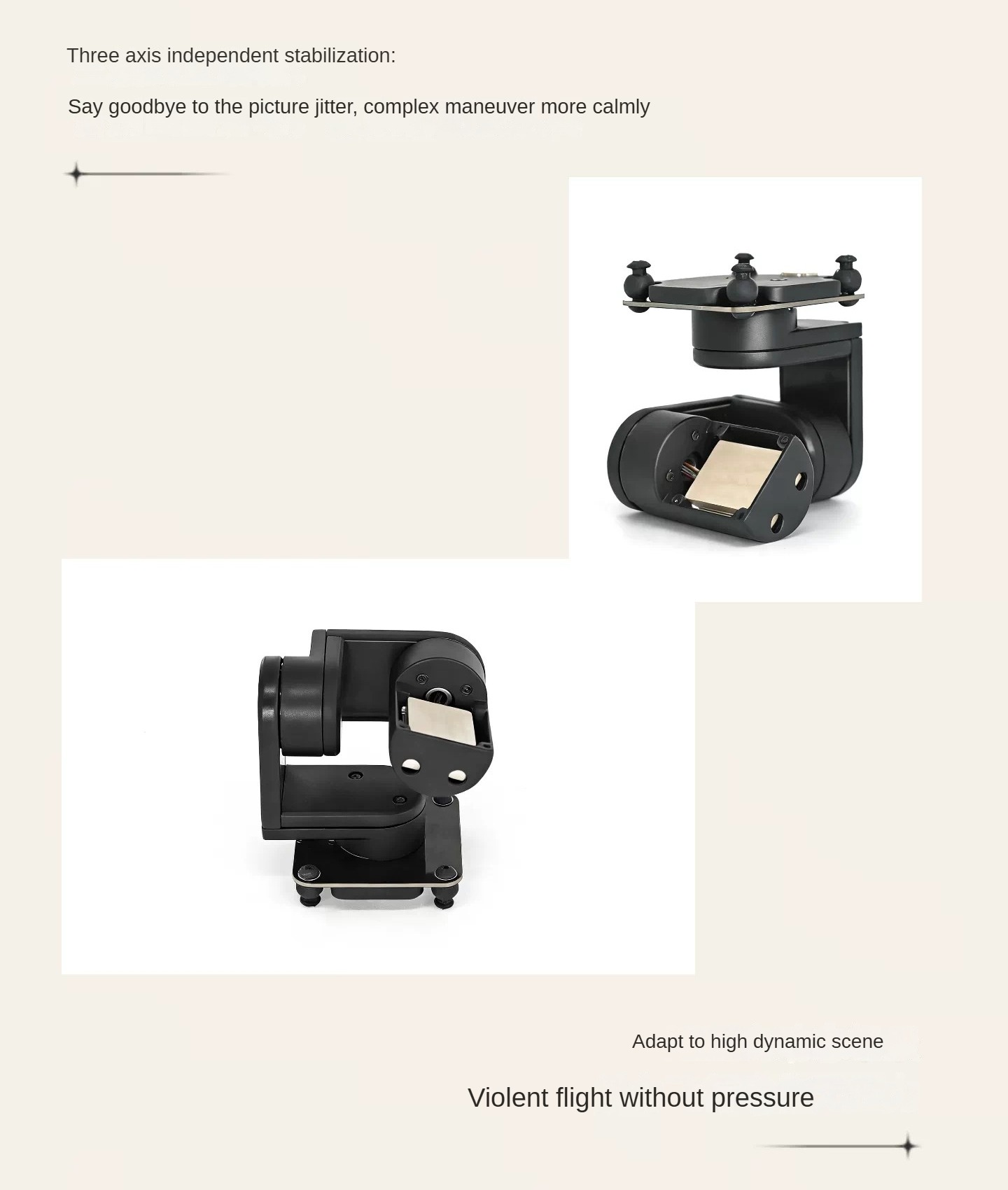 Drone Gimbal 3 Axis - NCZOBOE โดรนแข่ง FPV พร้อมกิมบอล 3 แกน