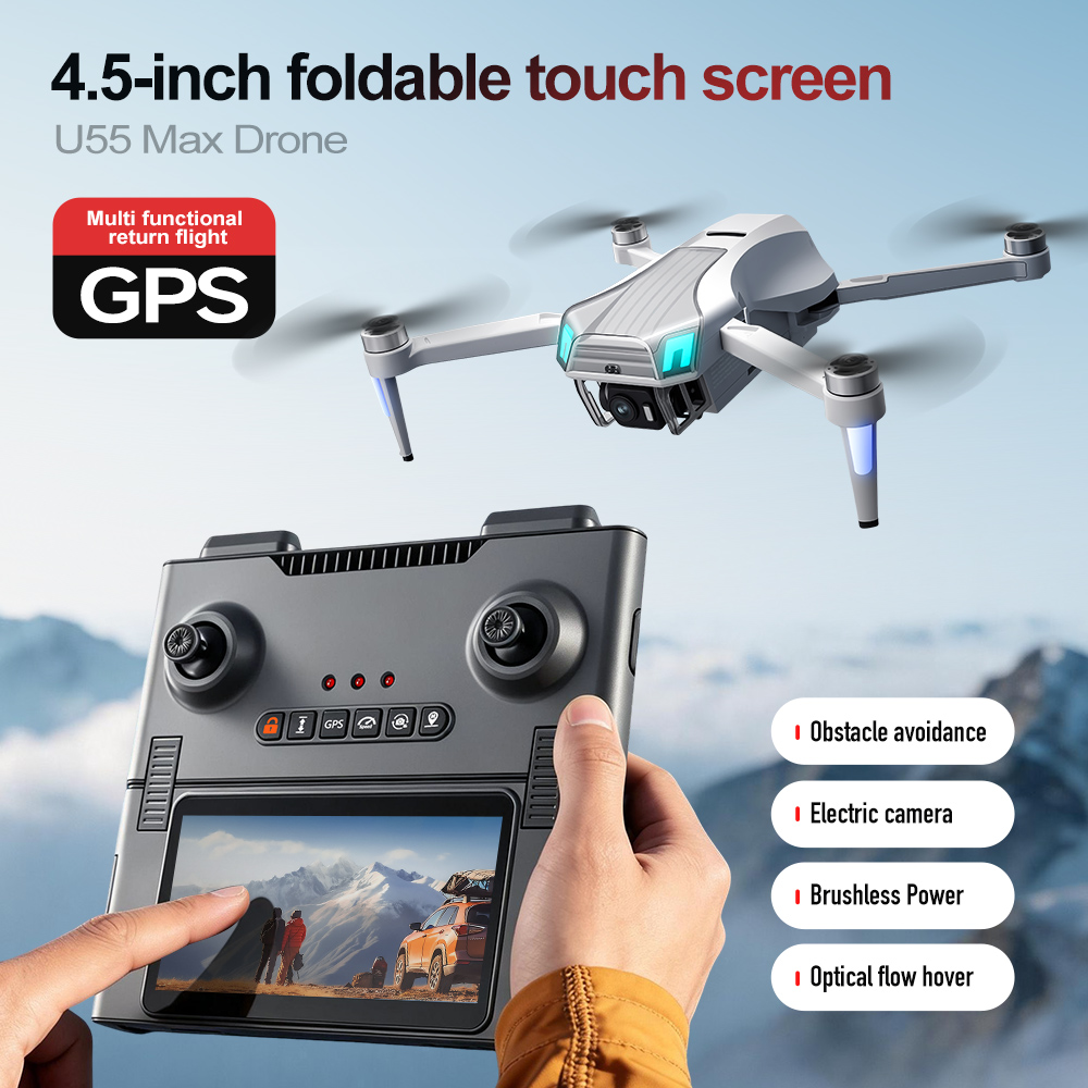Drone Gimbal Mount - U55Max โดรน 5G พร้อมระบบ Optical Flow