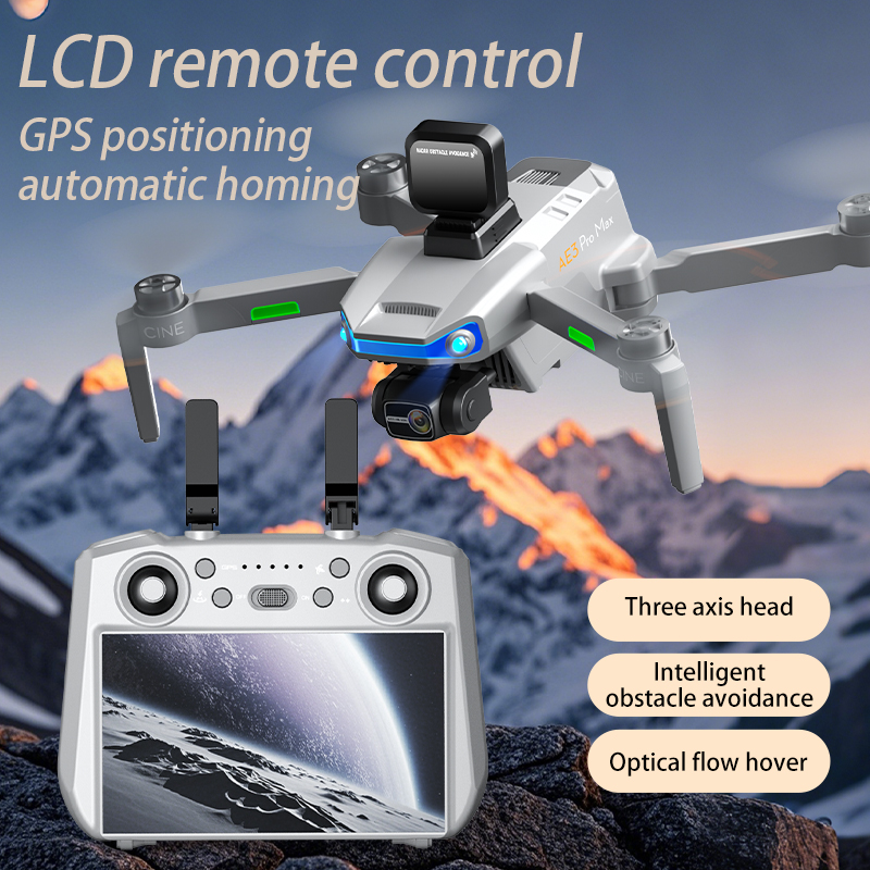 Drone Gimbal 3 Axis - AE3 PRO Max ใหม่ LCD SC