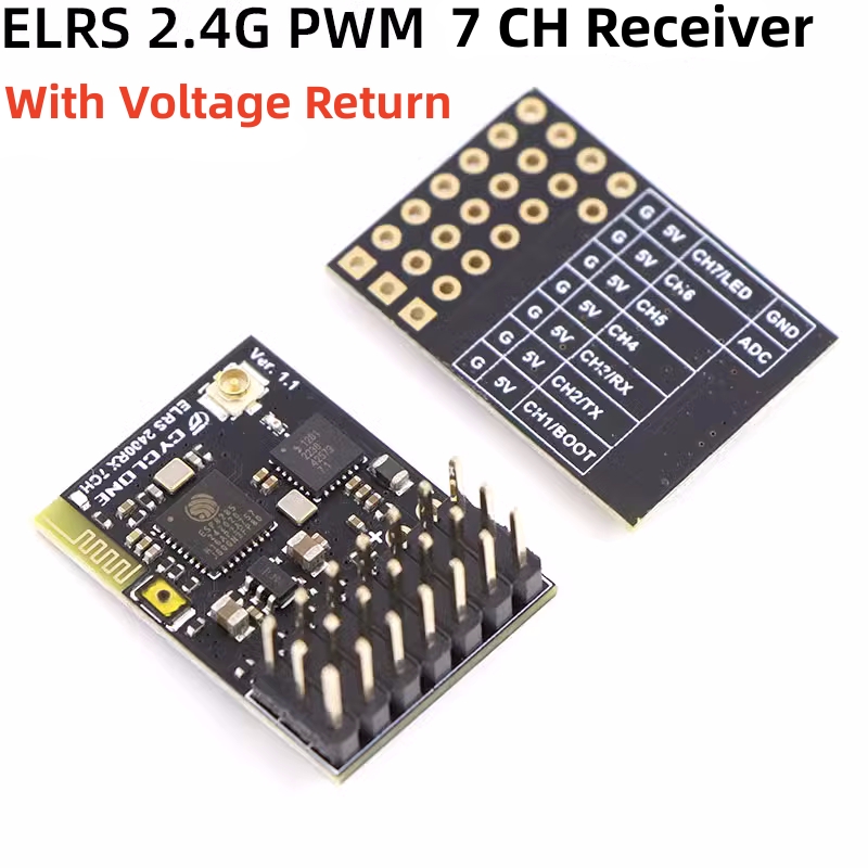 Drone Gimbal Controller - Elrs 2.4G PWM ตัวรับสัญญาณ7CH 6CH crsf