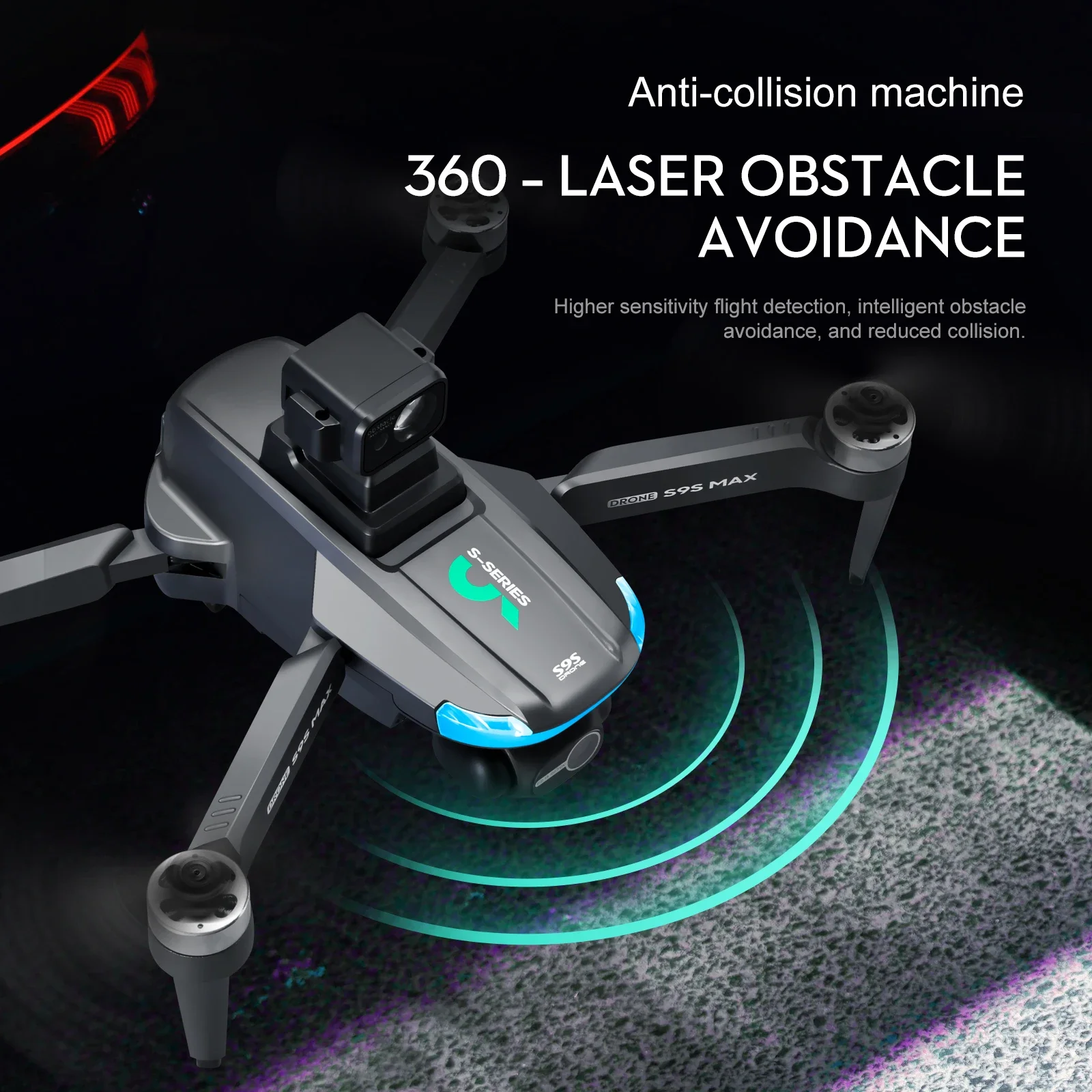 ใหม่S9S MAX MINI Drone 4K 2 แก - Drone Gimbal Brushless บทวิจารณ์และราคา
