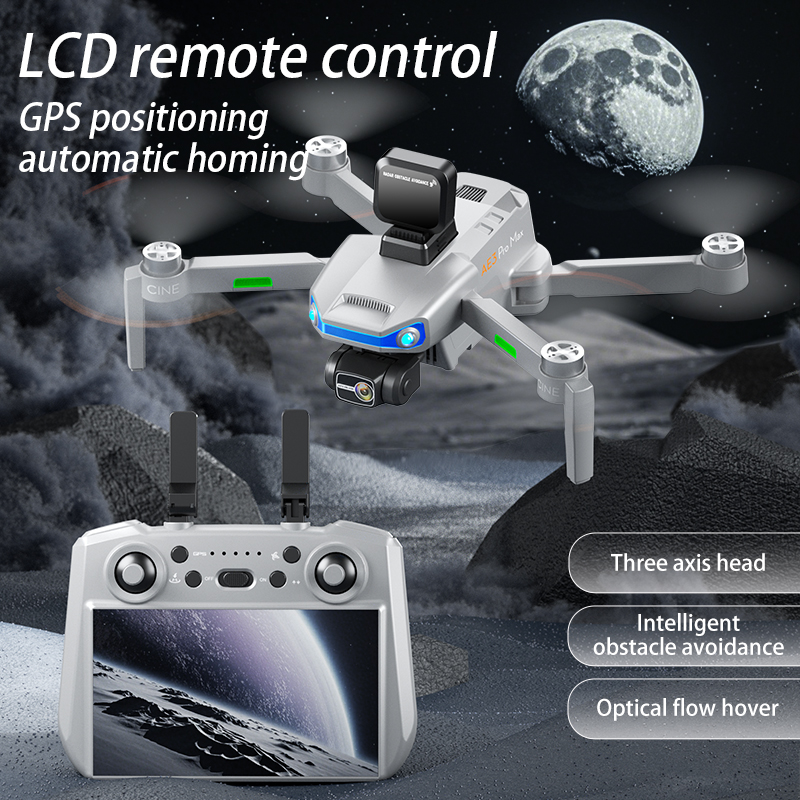 AE3 PRO Max ใหม่ LCD SC GPS Dr - Drone Gimbal 3 Axis บทวิจารณ์และราคา