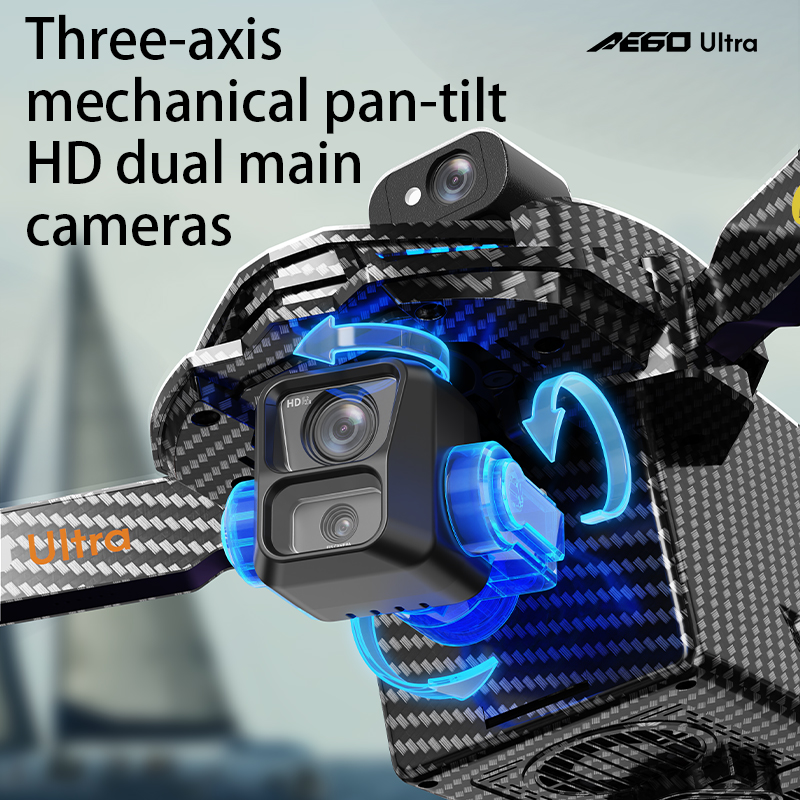 โดรน AE60 GPS ระดับมืออาชีพ กล - Drone Gimbal Brushless บทวิจารณ์และราคา