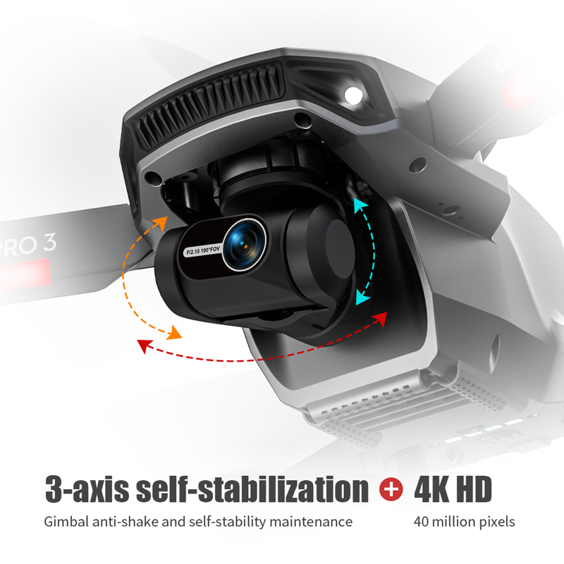 L106 Pro 3 Drone 5G WIFI FPV G - Drone Gimbal 3 Axis บทวิจารณ์และราคา